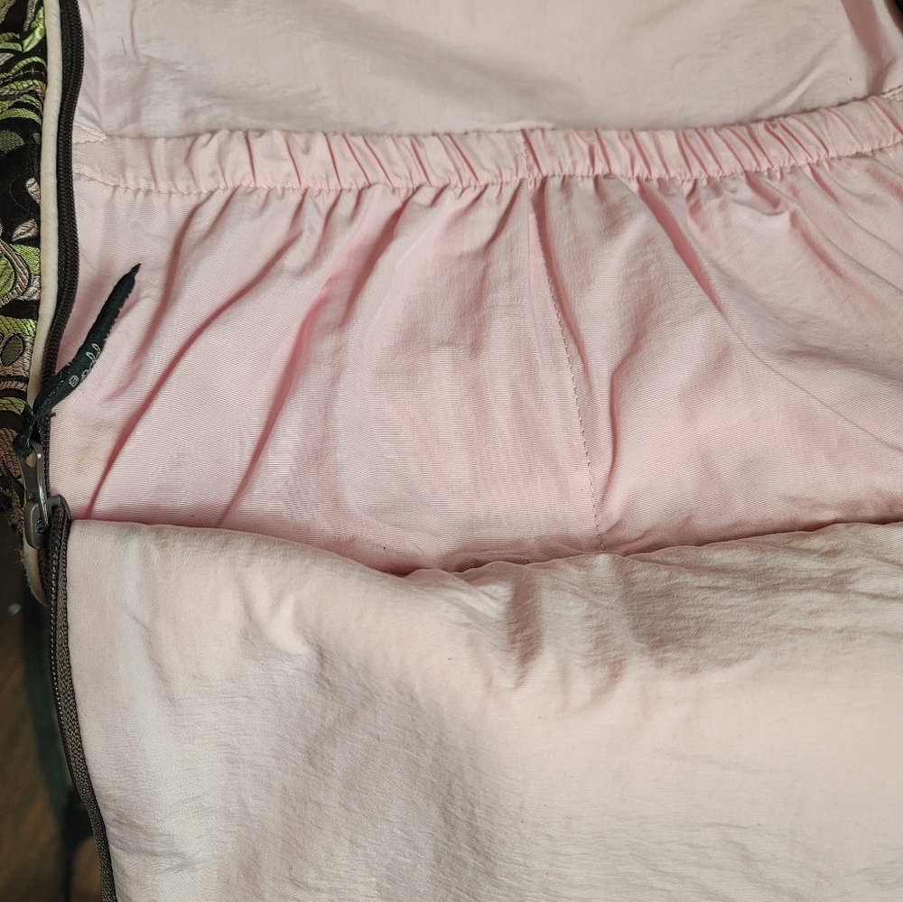 Petunia Pickle Bottom Brown Pink Tan Floral Paisley Diaper Bag - Picture 16 of 16